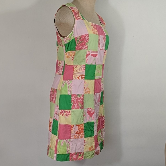 Lilly Pulitzer Patchwork Dress Size 4 - Picture 5 of 8